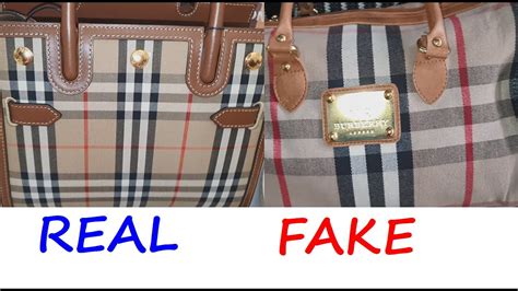 burberry authentic vs fake|how to authenticate Burberry bag.